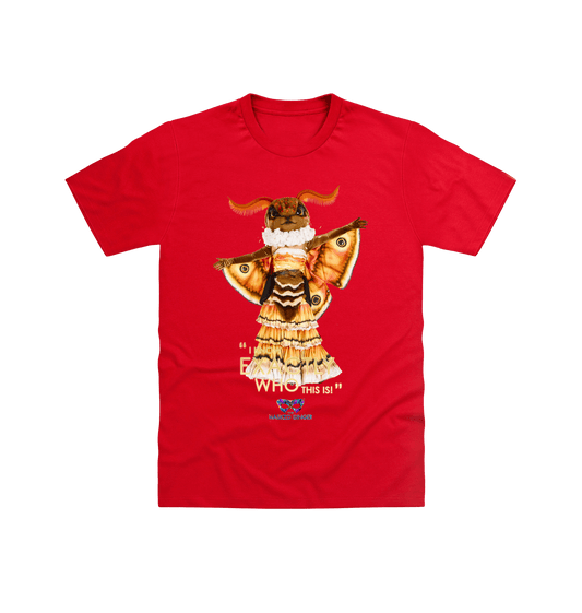 Red Printed T-shirt Front