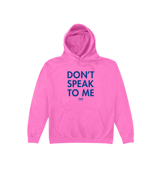 Candyfloss Pink Printed Hoody Front