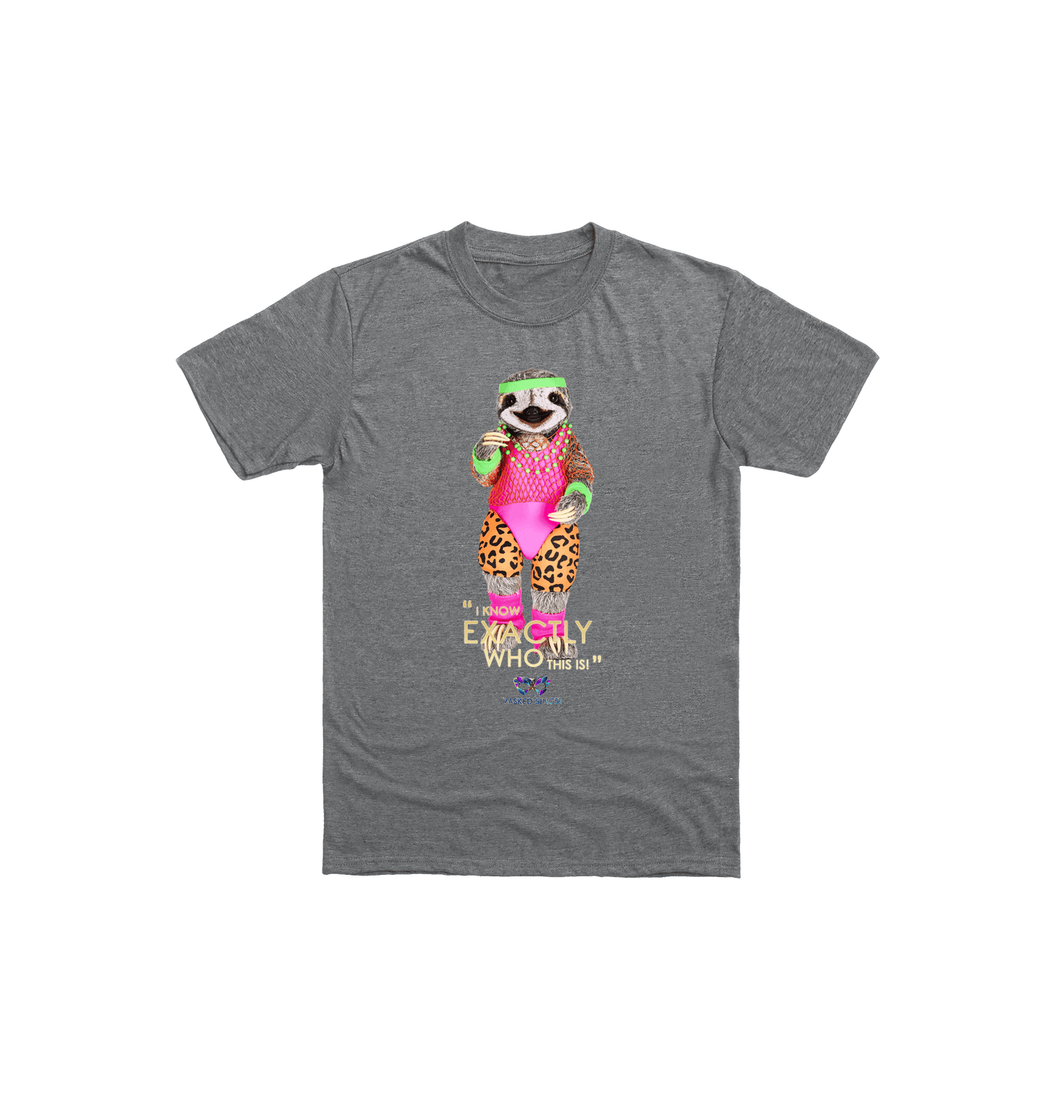 Graphite Heather Printed Kids T-Shirt Front