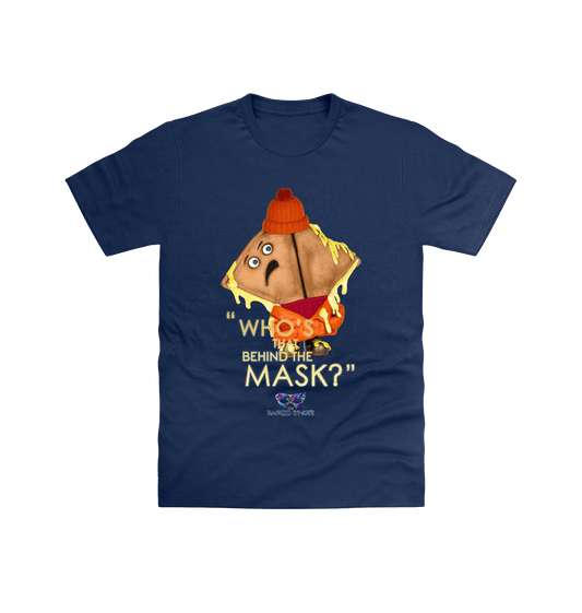 Navy Printed T-shirt Front