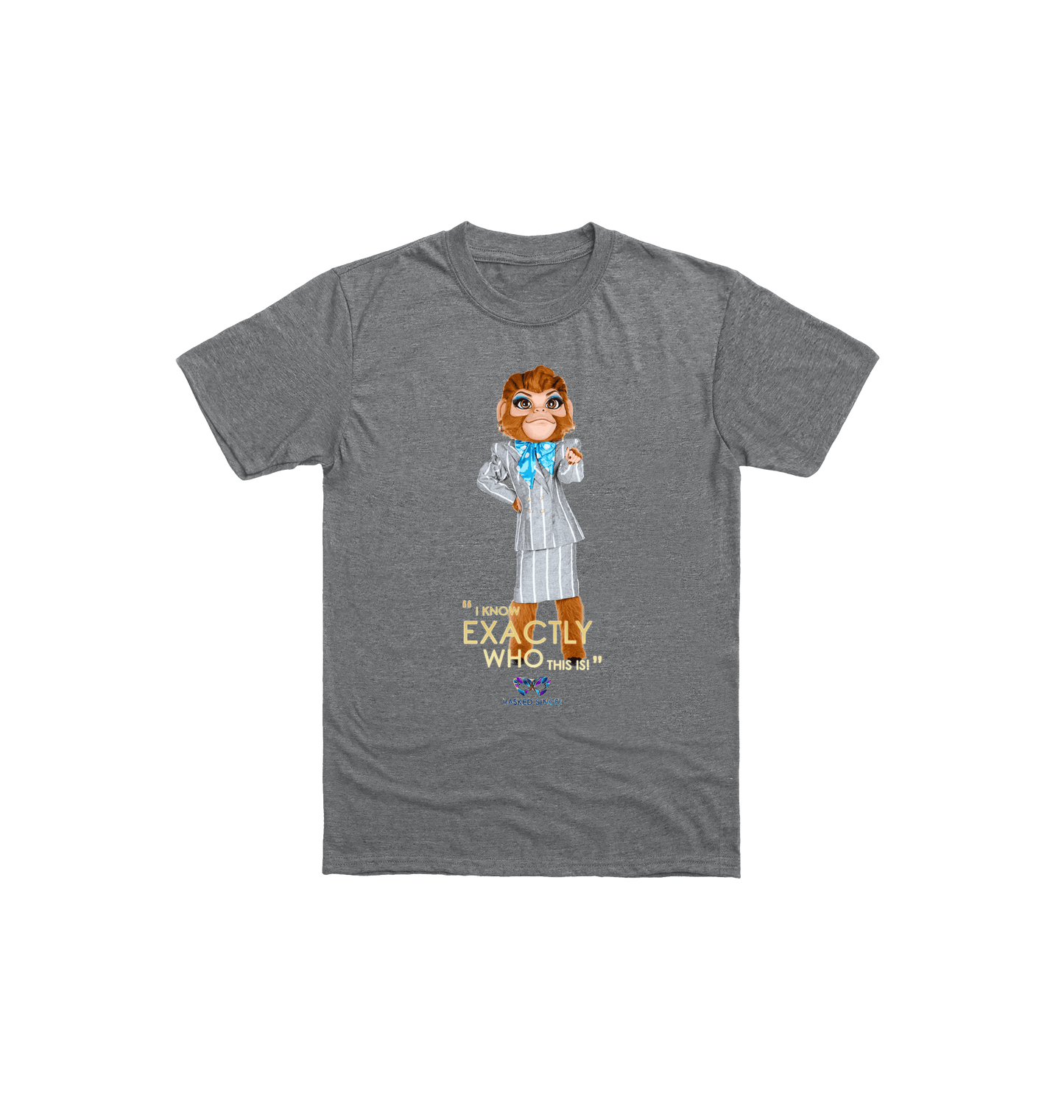 Graphite Heather Printed Kids T-Shirt Front