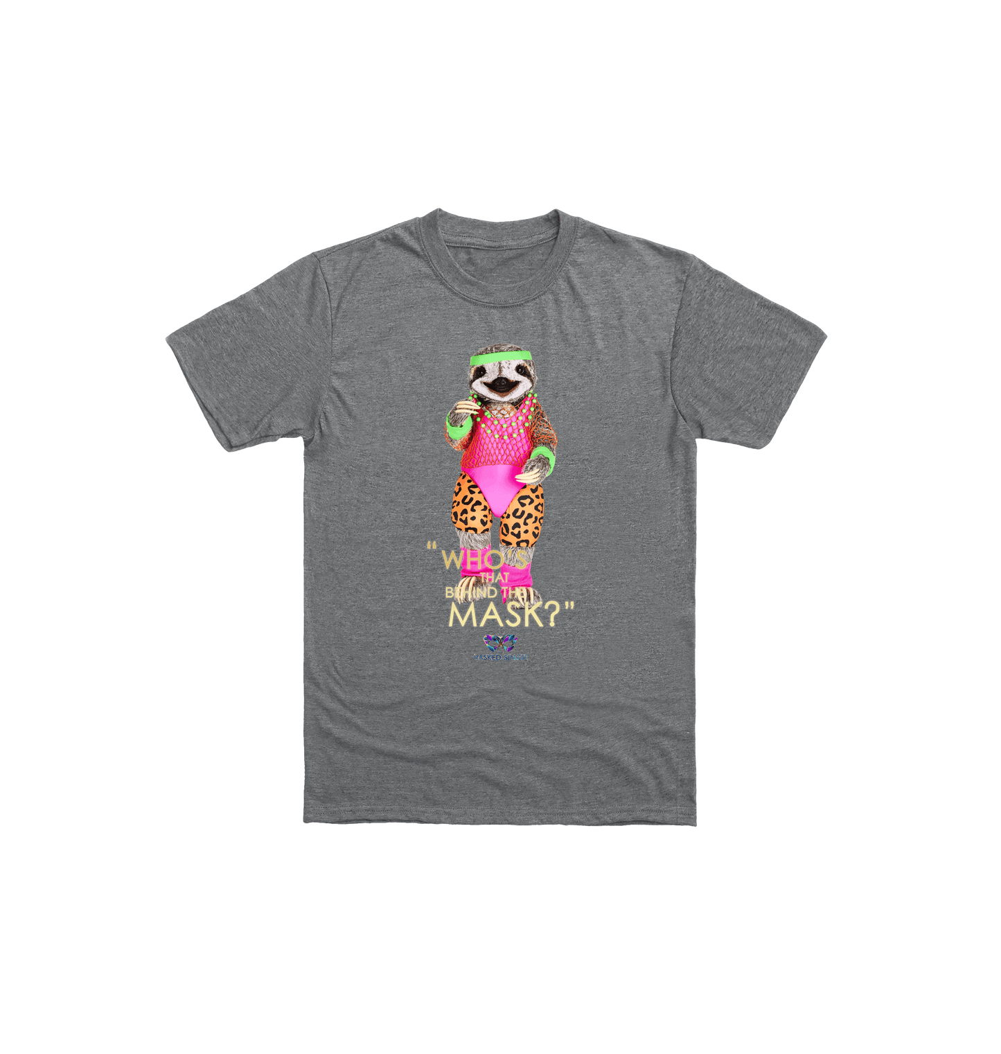 Graphite Heather Printed Kids T-Shirt Front