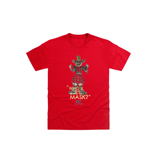 Red Printed Kids T-Shirt Front