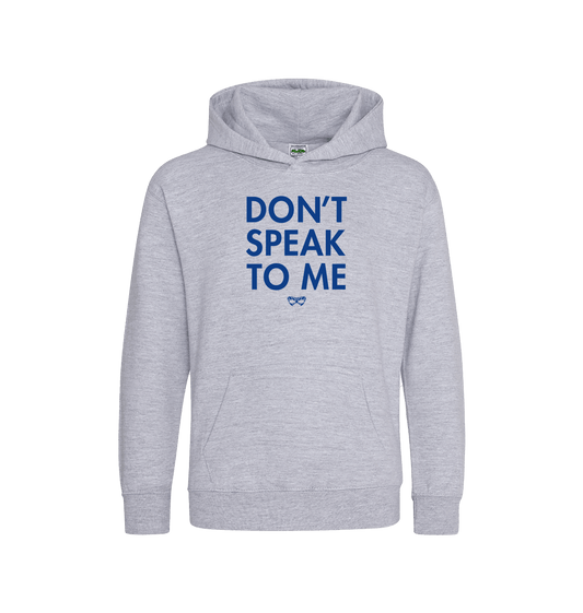 Heather Grey Printed Kids Hoodie Front