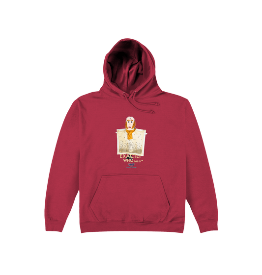 Brick Red Printed Hoody Front