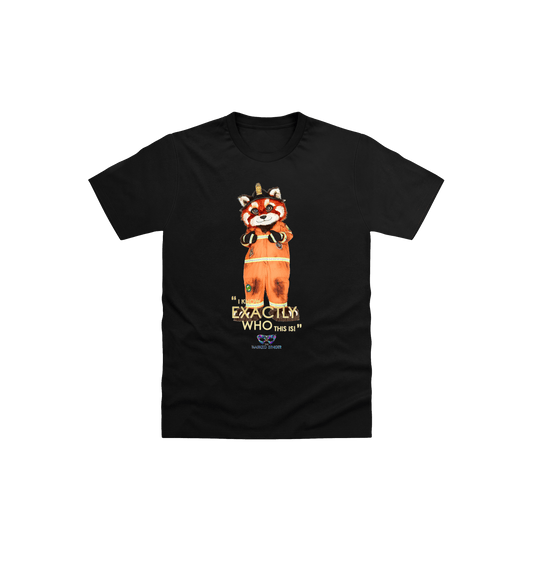 Black Printed Kids T-Shirt Front