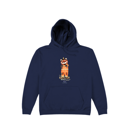 Oxford Navy Printed Hoody Front