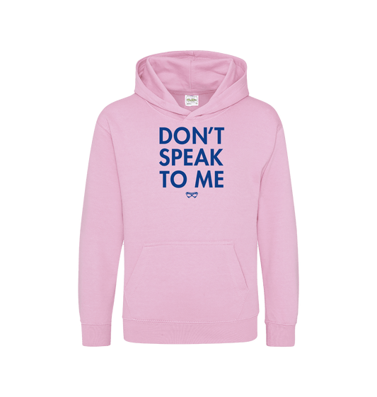 Baby Pink Printed Kids Hoodie Front