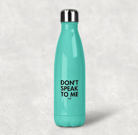 Silver Water Bottle Front