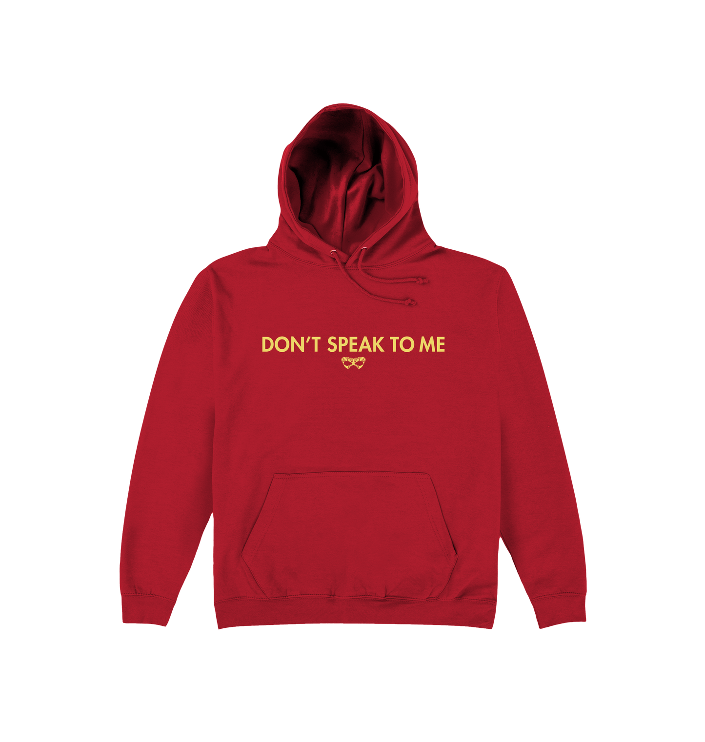 Fire Red Printed Hoody Front
