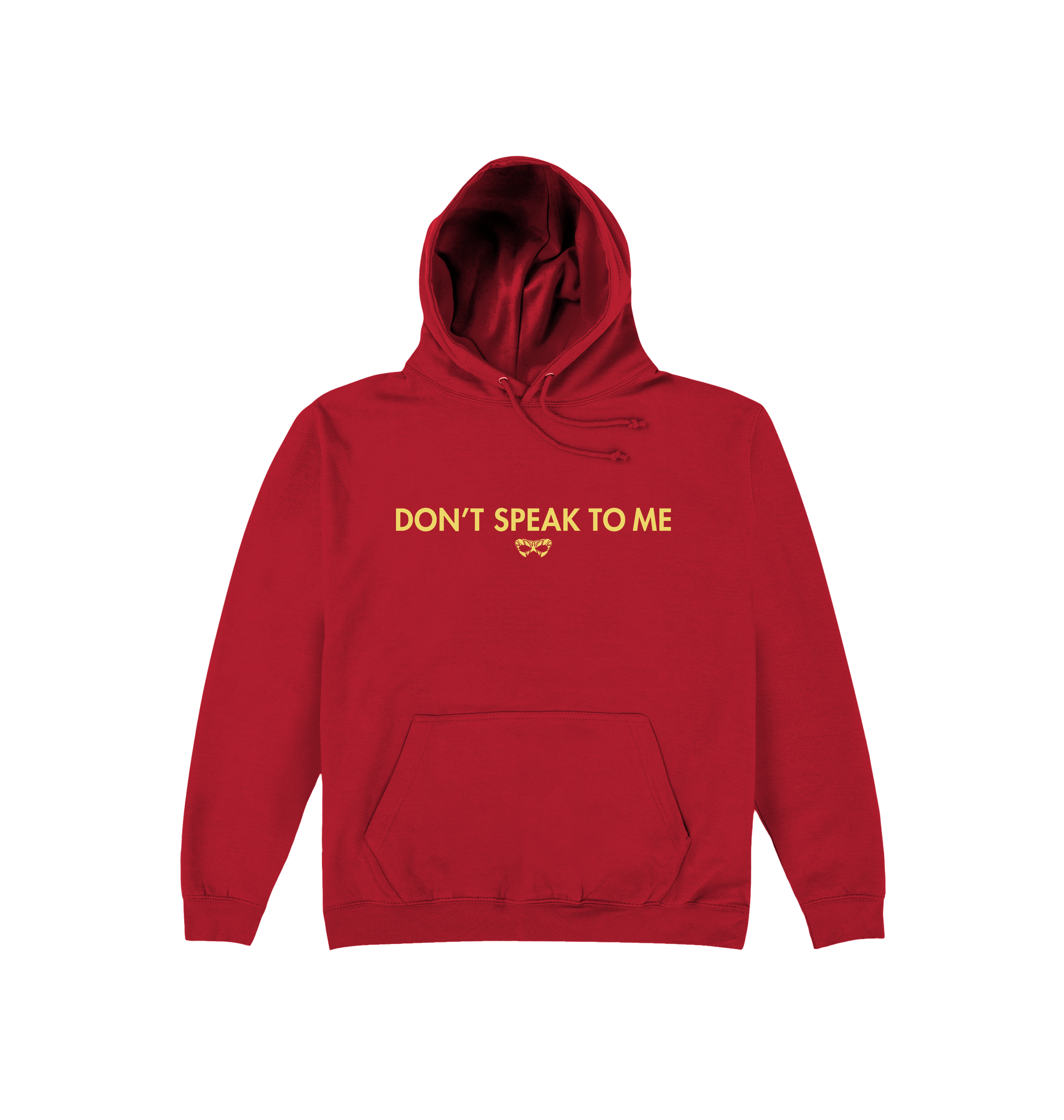 Fire Red Printed Hoody Front