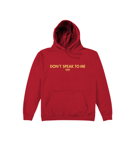 Fire Red Printed Hoody Front