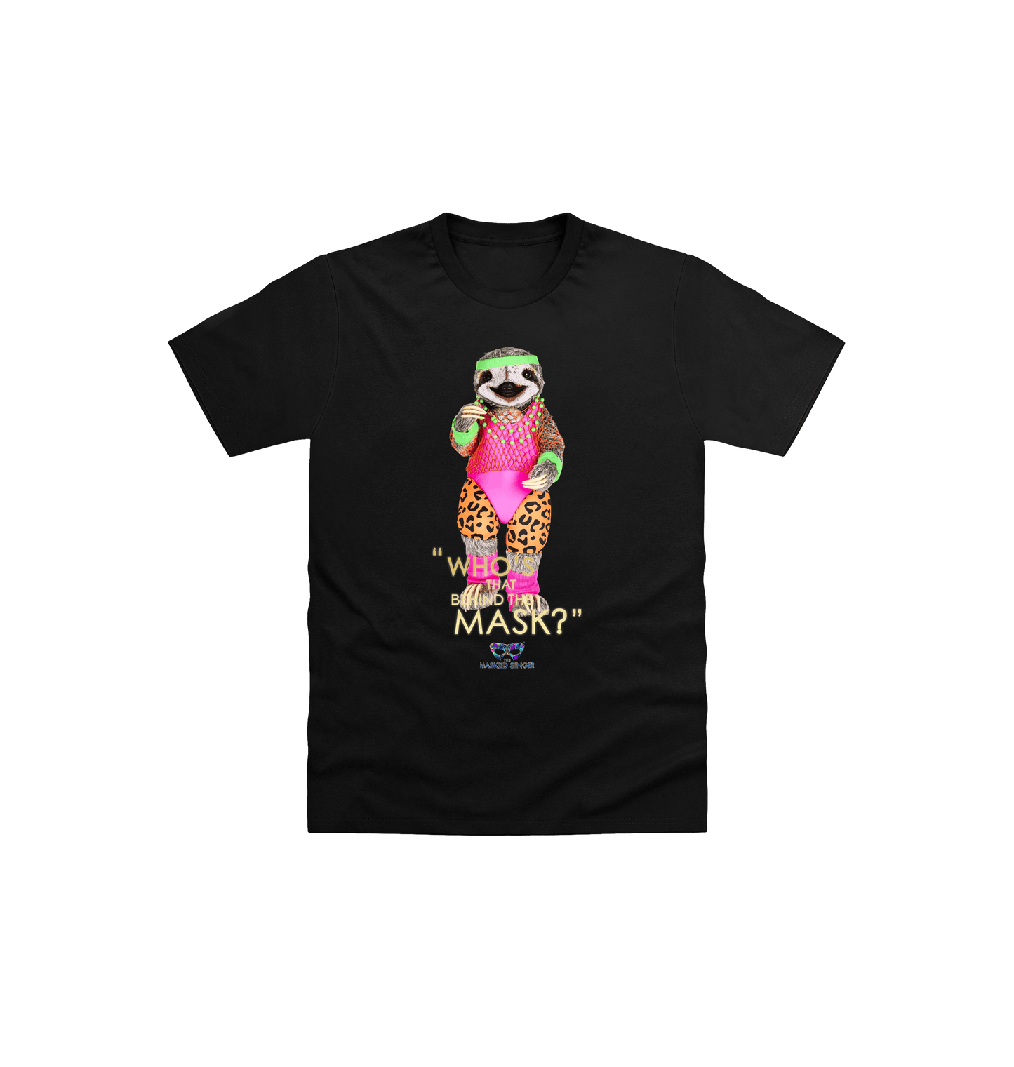 Black Printed Kids T-Shirt Front