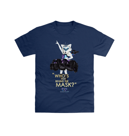 Navy Printed T-shirt Front