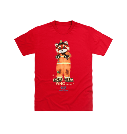 Red Printed T-shirt Front