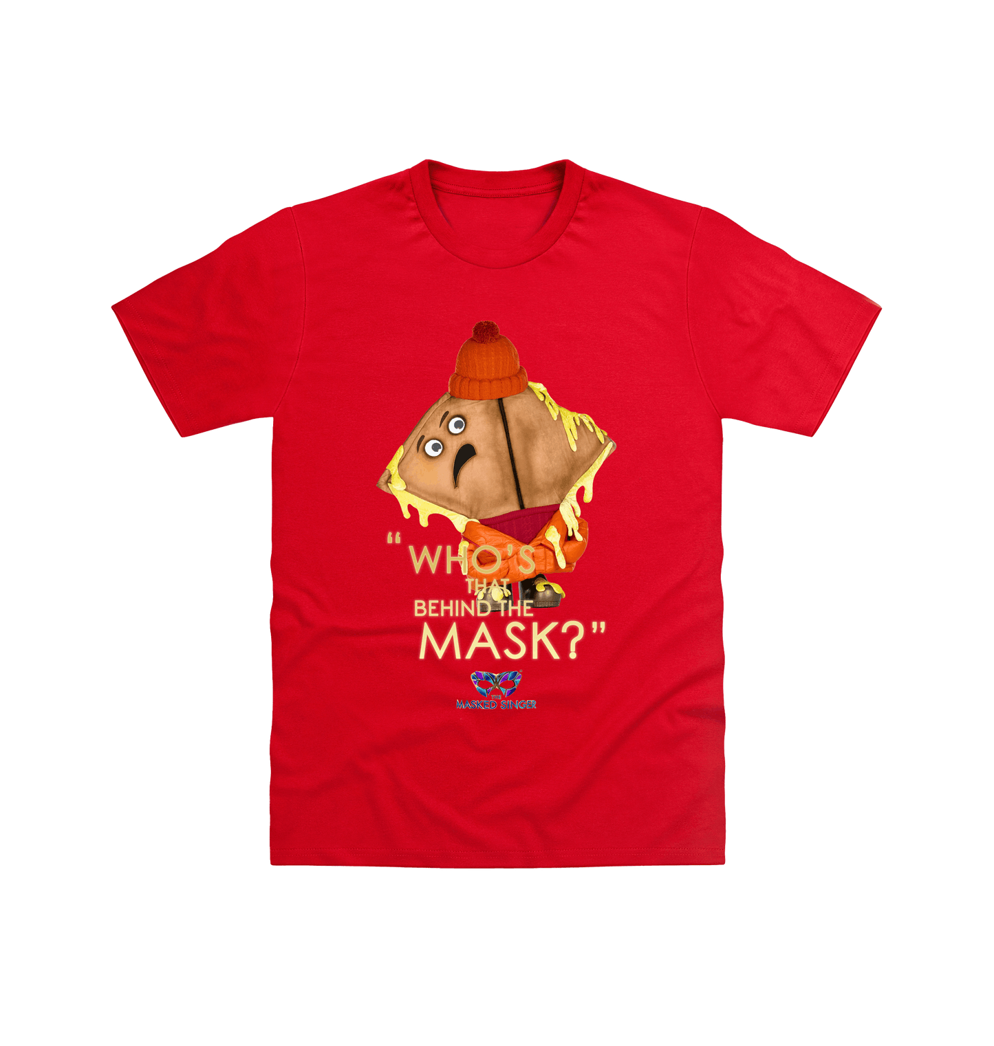 Red Printed T-shirt Front