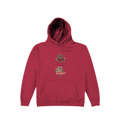 Brick Red Printed Hoody Front