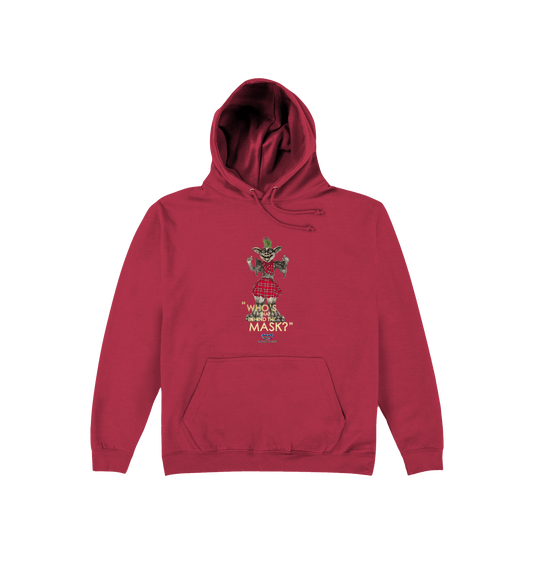 Brick Red Printed Hoody Front