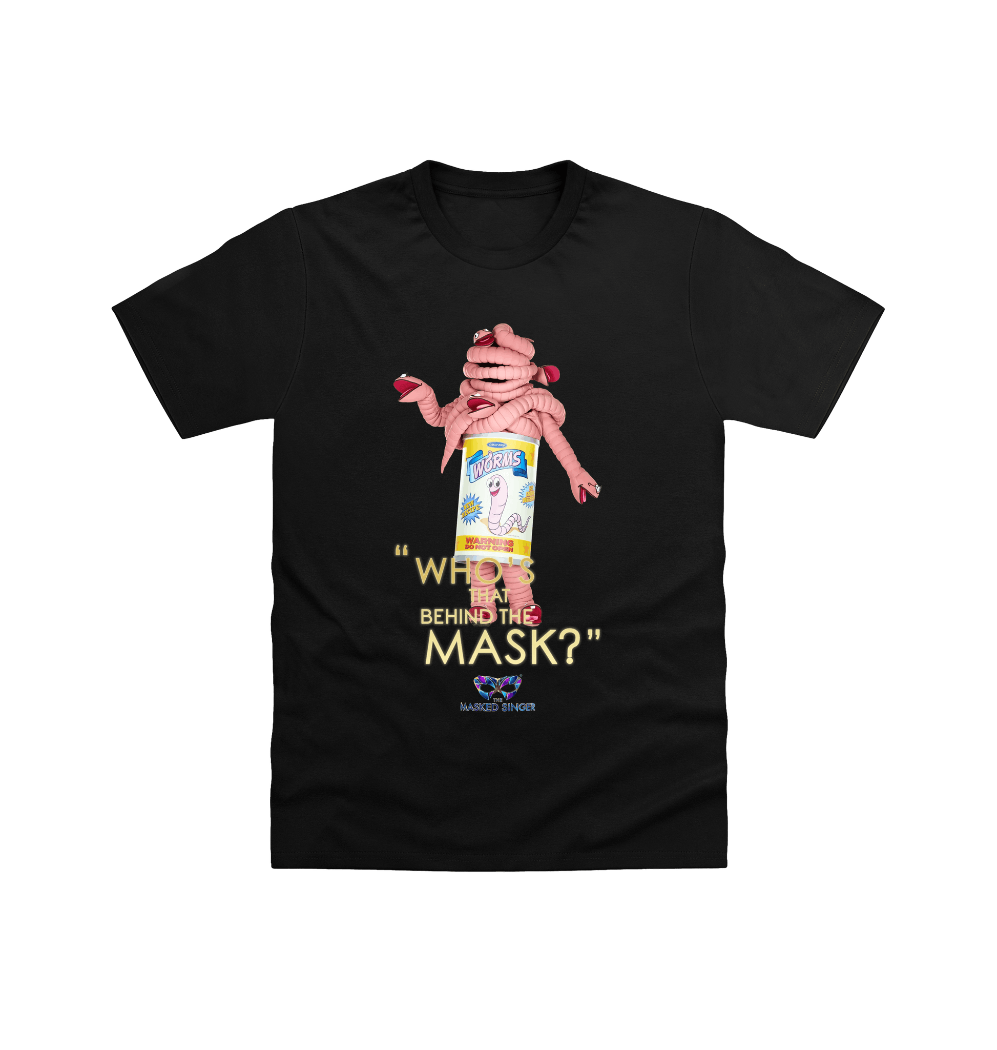 Black Printed T-shirt Front