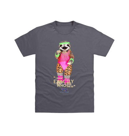 Charcoal Printed T-shirt Front