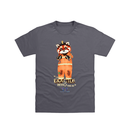 Charcoal Printed T-shirt Front