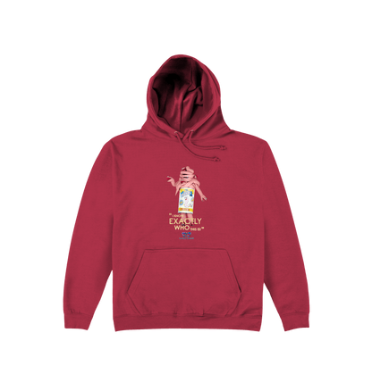 Brick Red Printed Hoody Front