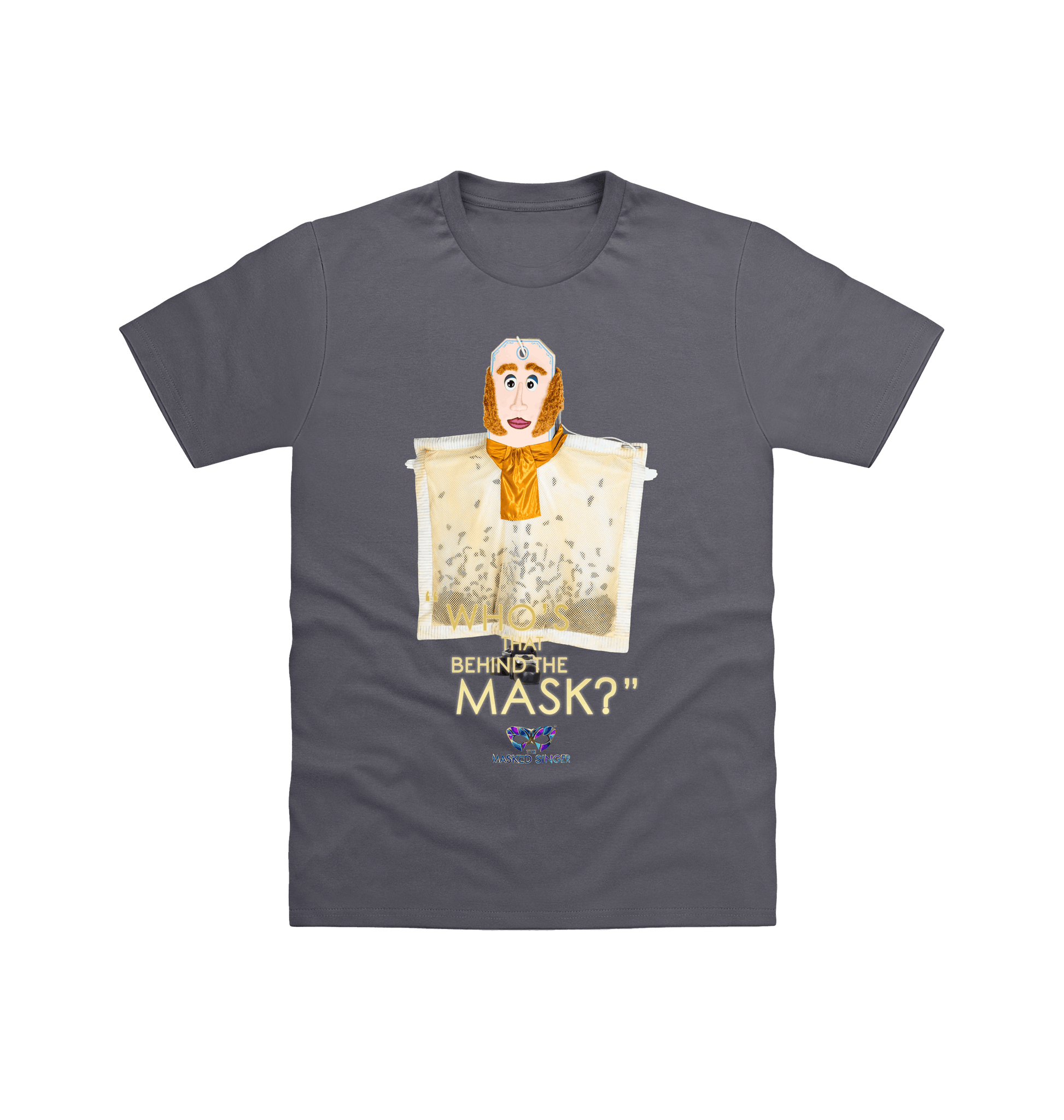 Charcoal Printed T-shirt Front