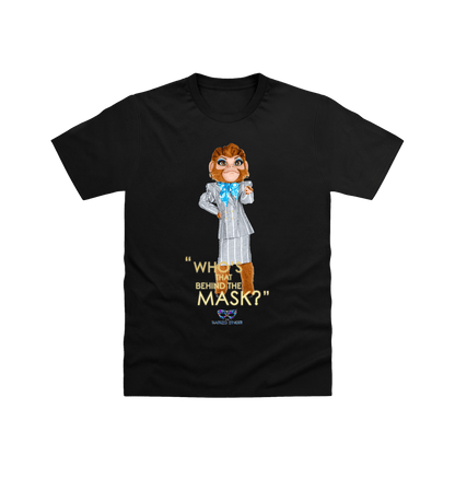 Black Printed T-shirt Front