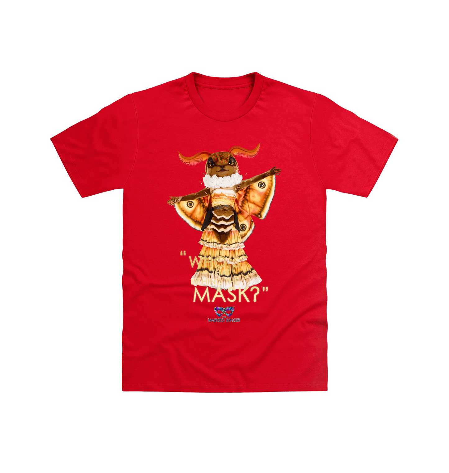 Red Printed T-shirt Front