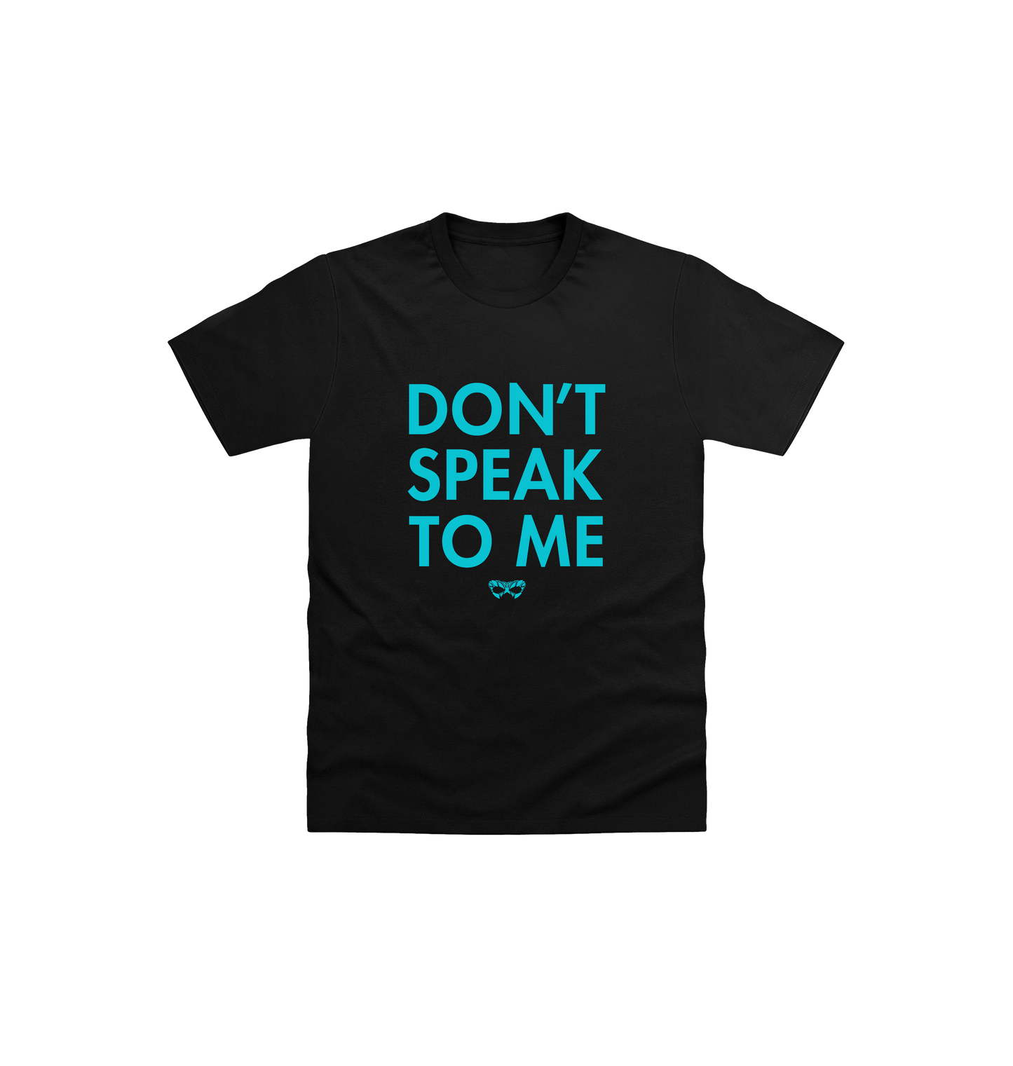 Black Printed Kids T-Shirt Front