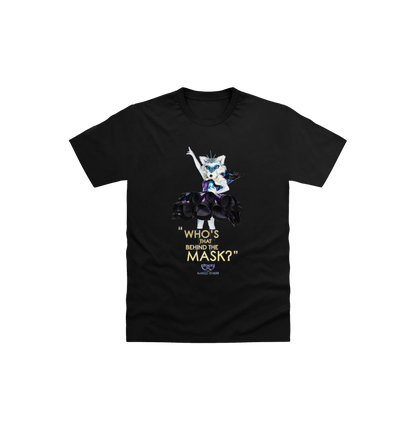 Black Printed Kids T-Shirt Front