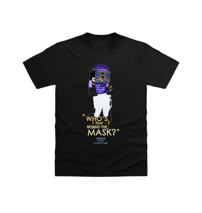 Black Printed T-shirt Front