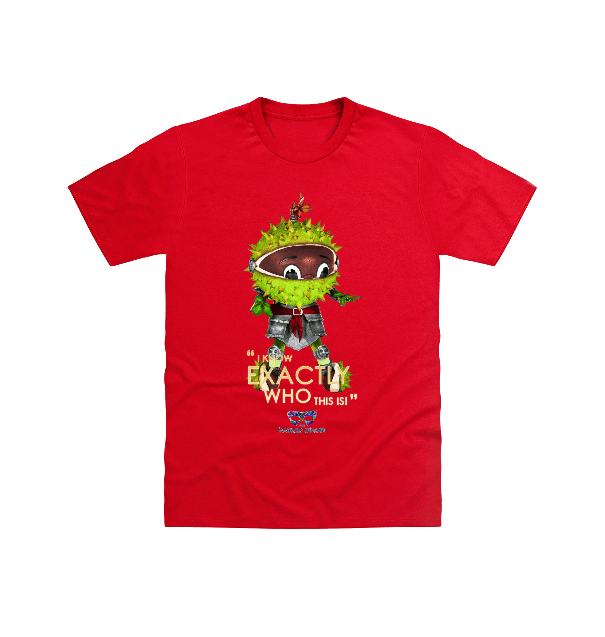 Red Printed T-shirt Front