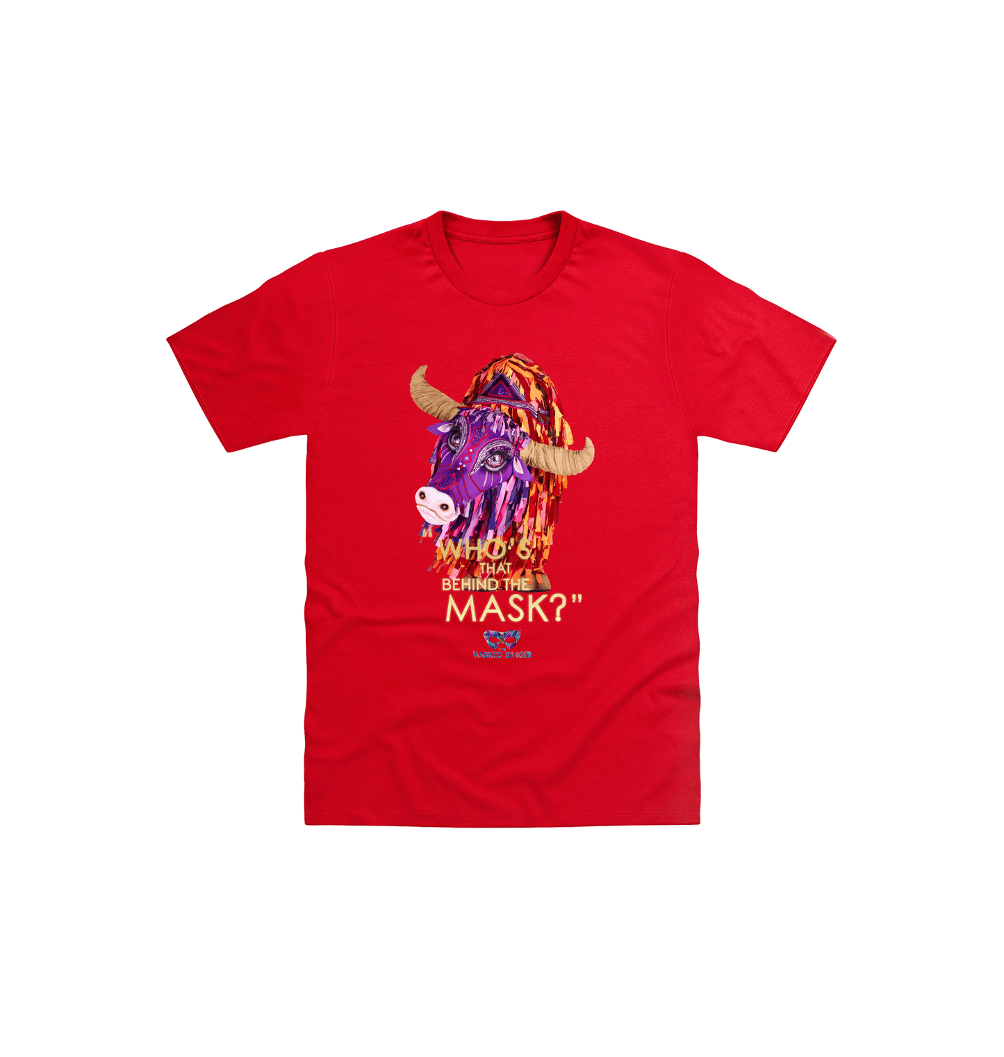 Red Printed Kids T-Shirt Front
