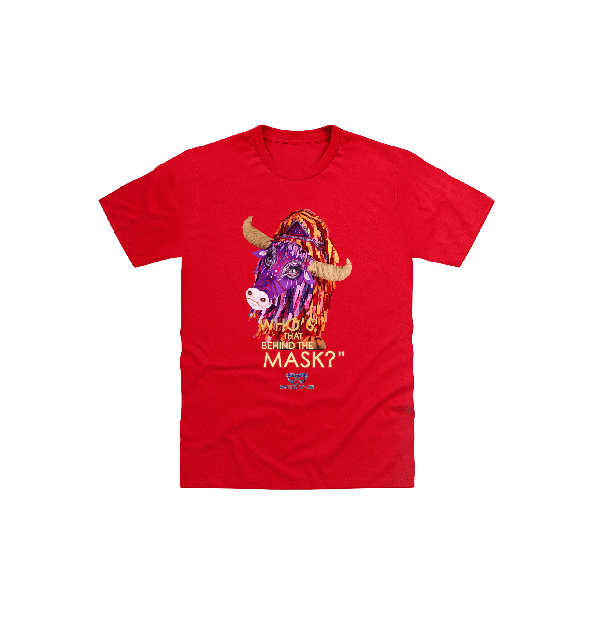 Red Printed Kids T-Shirt Front