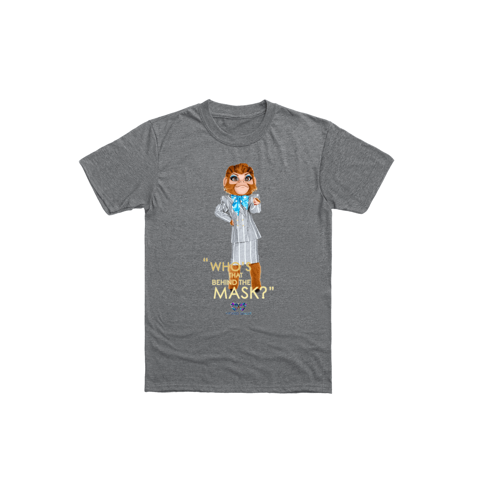 Graphite Heather Printed Kids T-Shirt Front