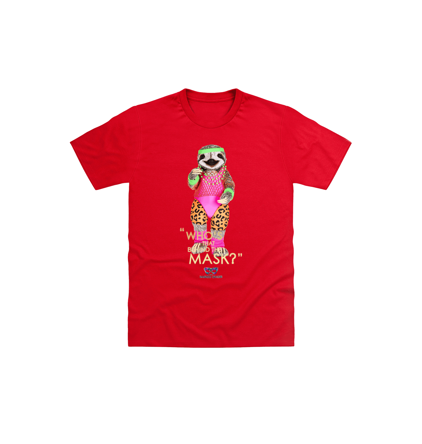 Red Printed Kids T-Shirt Front