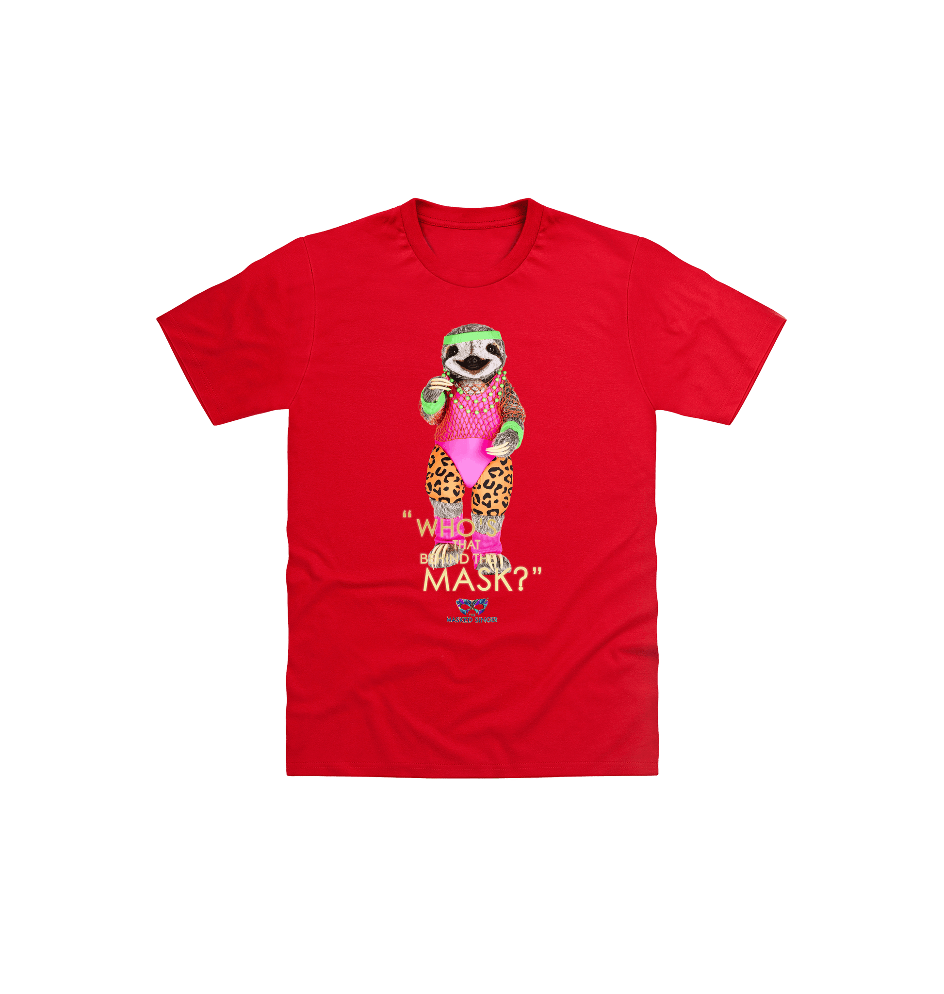 Red Printed Kids T-Shirt Front