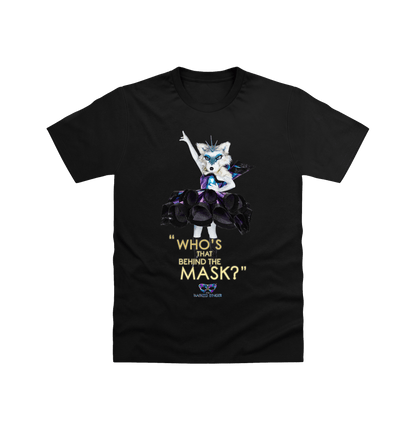 Black Printed T-shirt Front