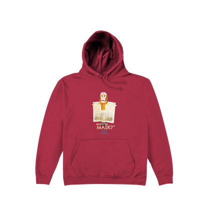 Brick Red Printed Hoody Front
