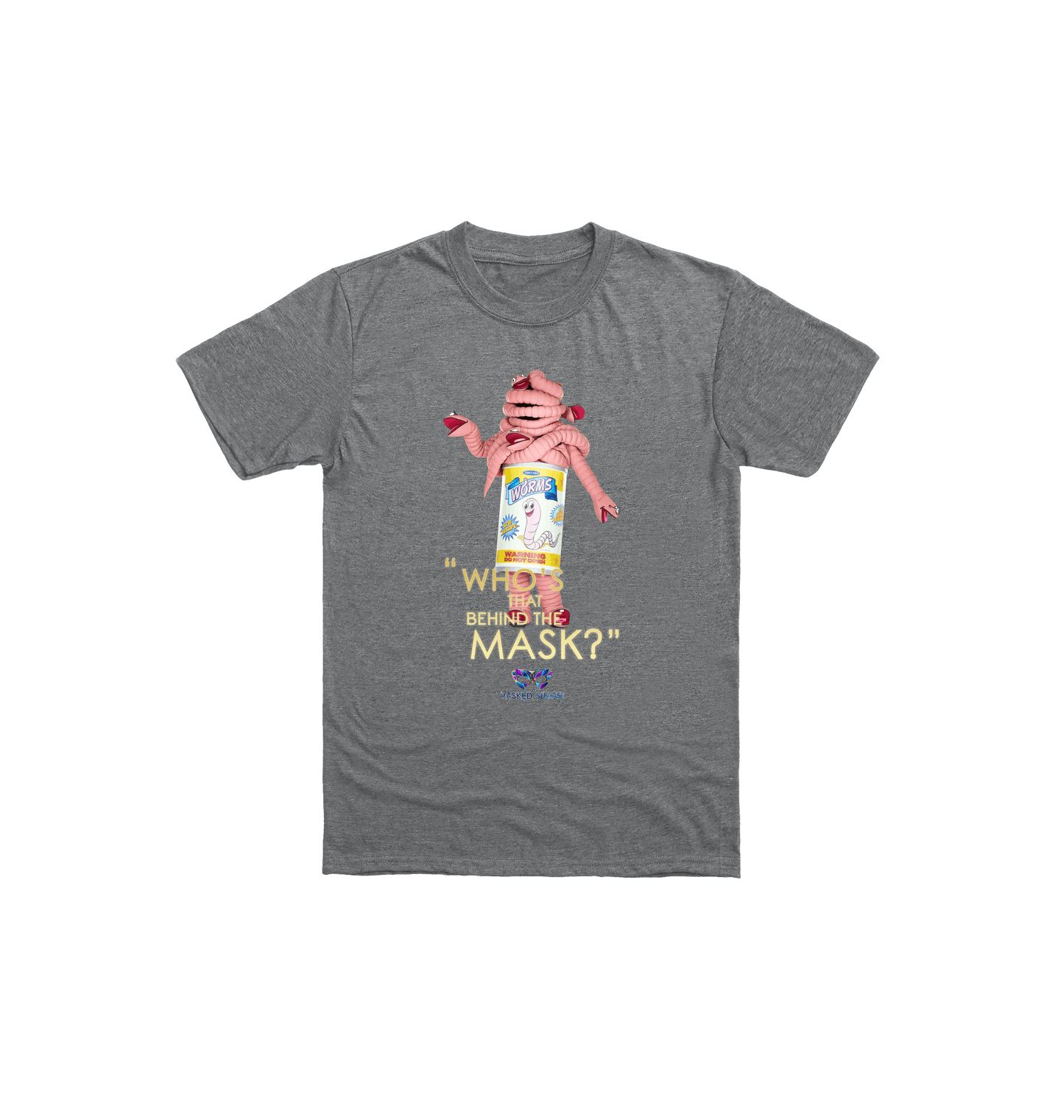 Graphite Heather Printed Kids T-Shirt Front