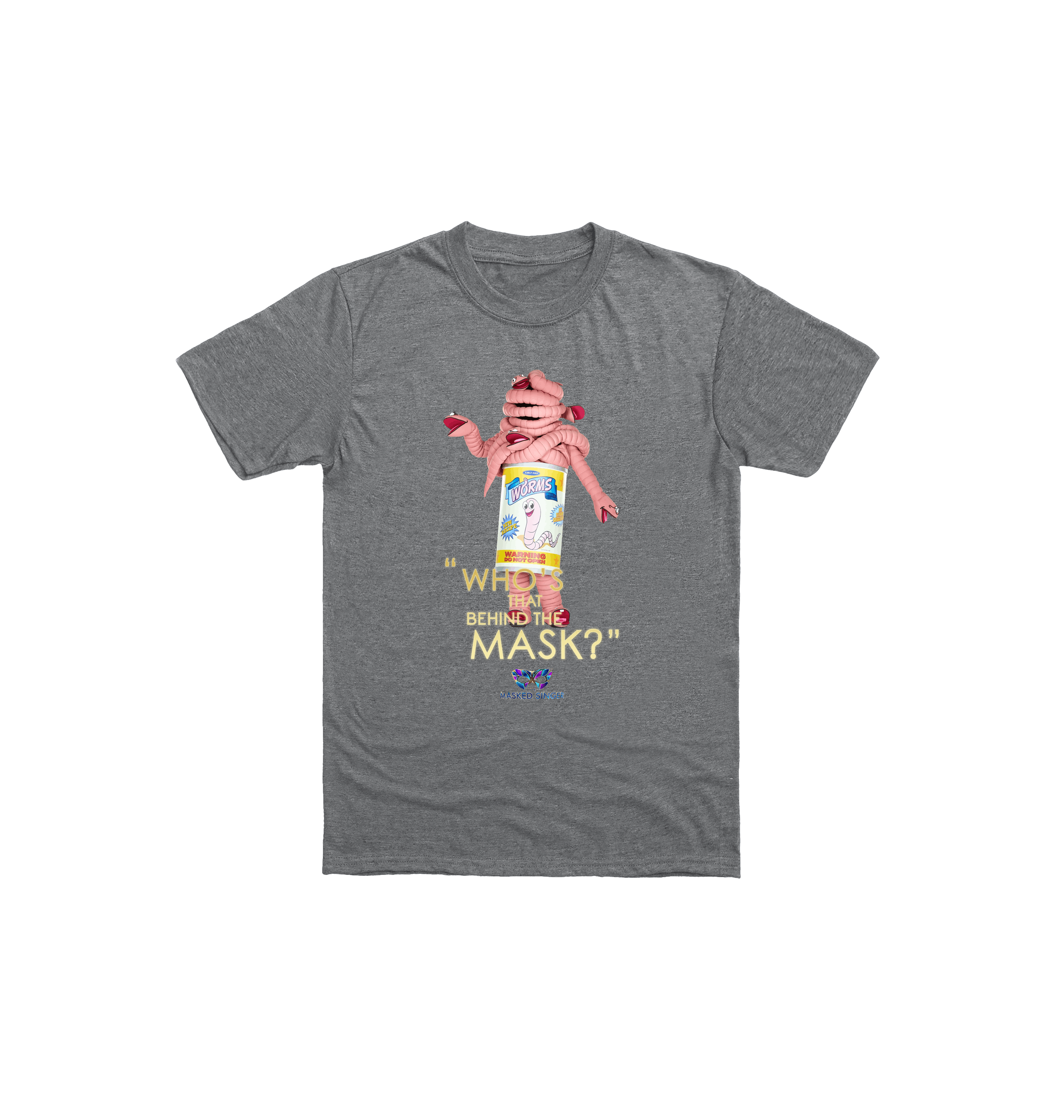 Graphite Heather Printed Kids T-Shirt Front