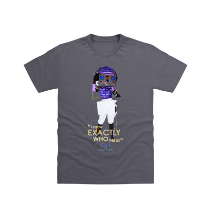 Charcoal Printed T-shirt Front