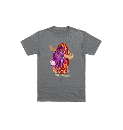 Graphite Heather Printed Kids T-Shirt Front