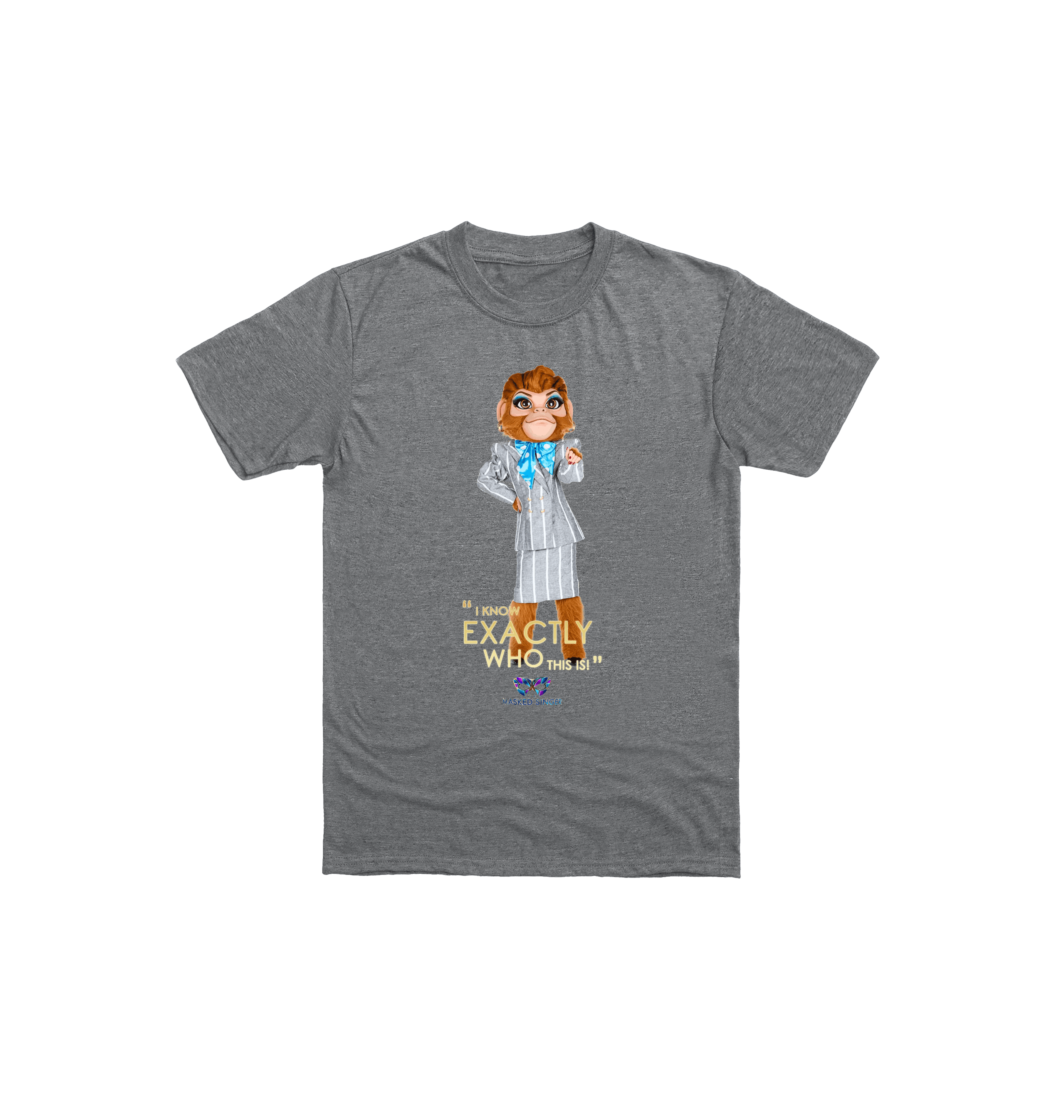 Graphite Heather Printed Kids T-Shirt Front