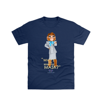 Navy Printed T-shirt Front