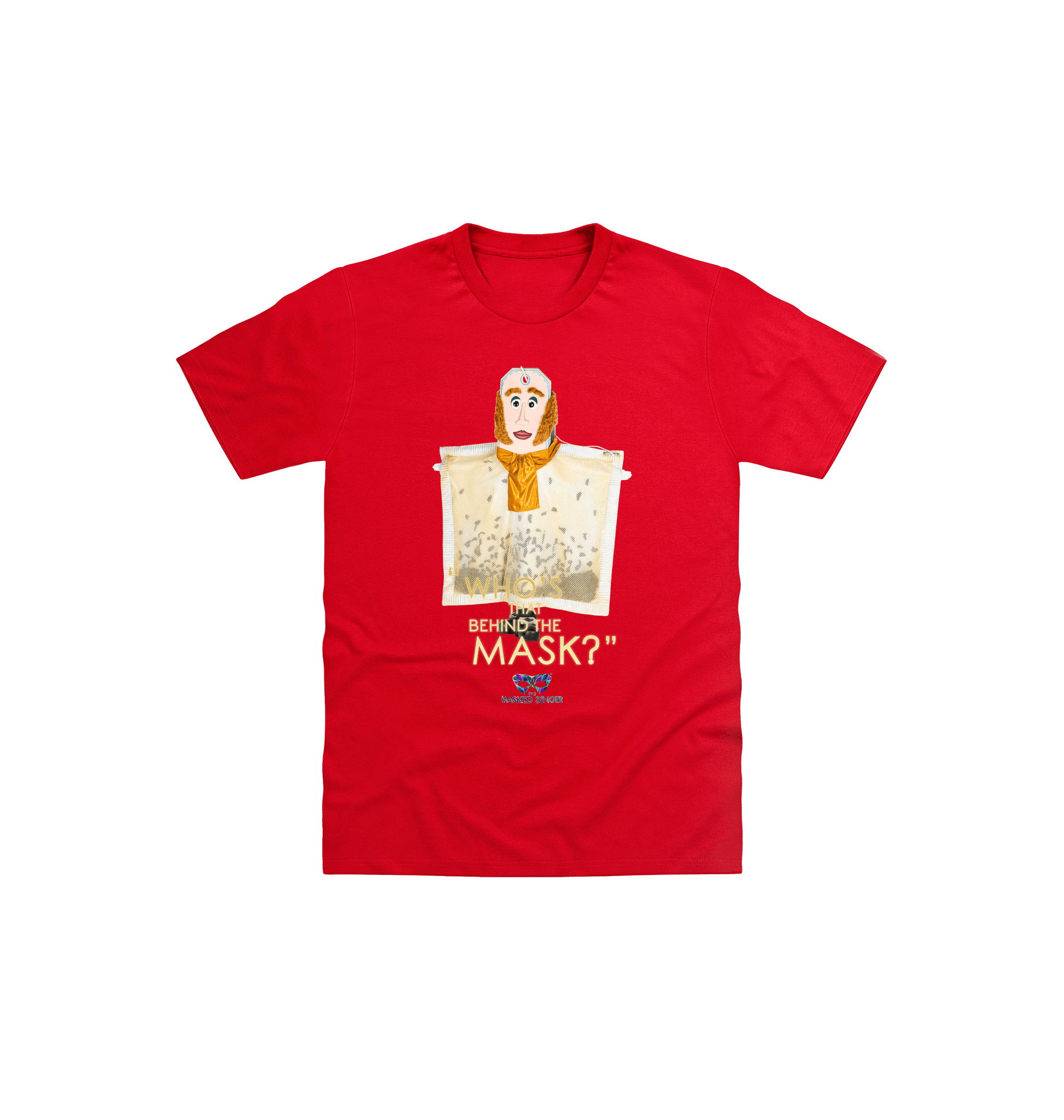 Red Printed Kids T-Shirt Front