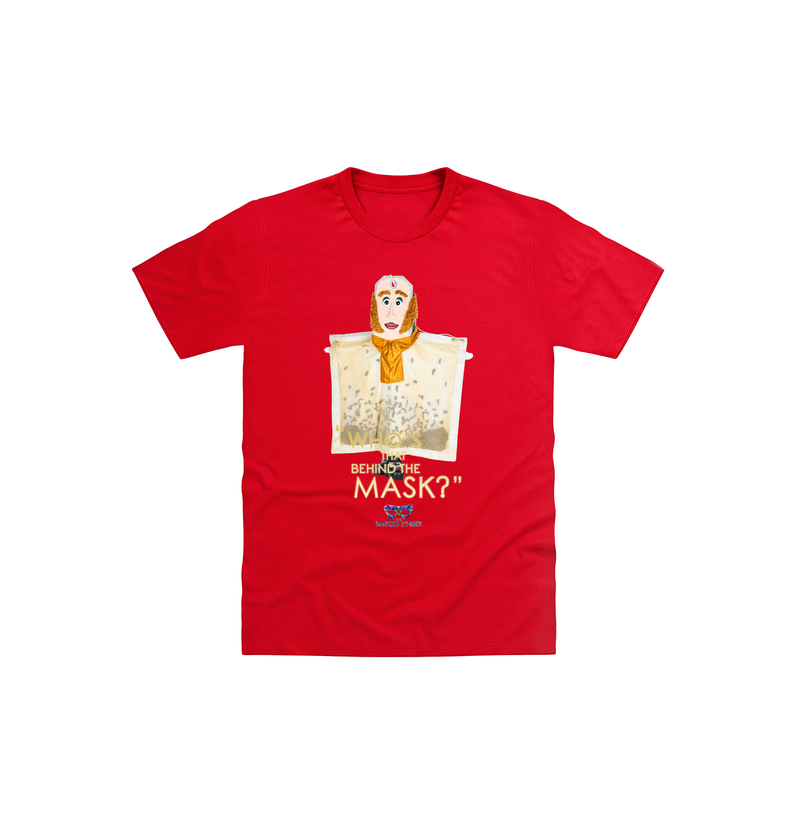 Red Printed Kids T-Shirt Front