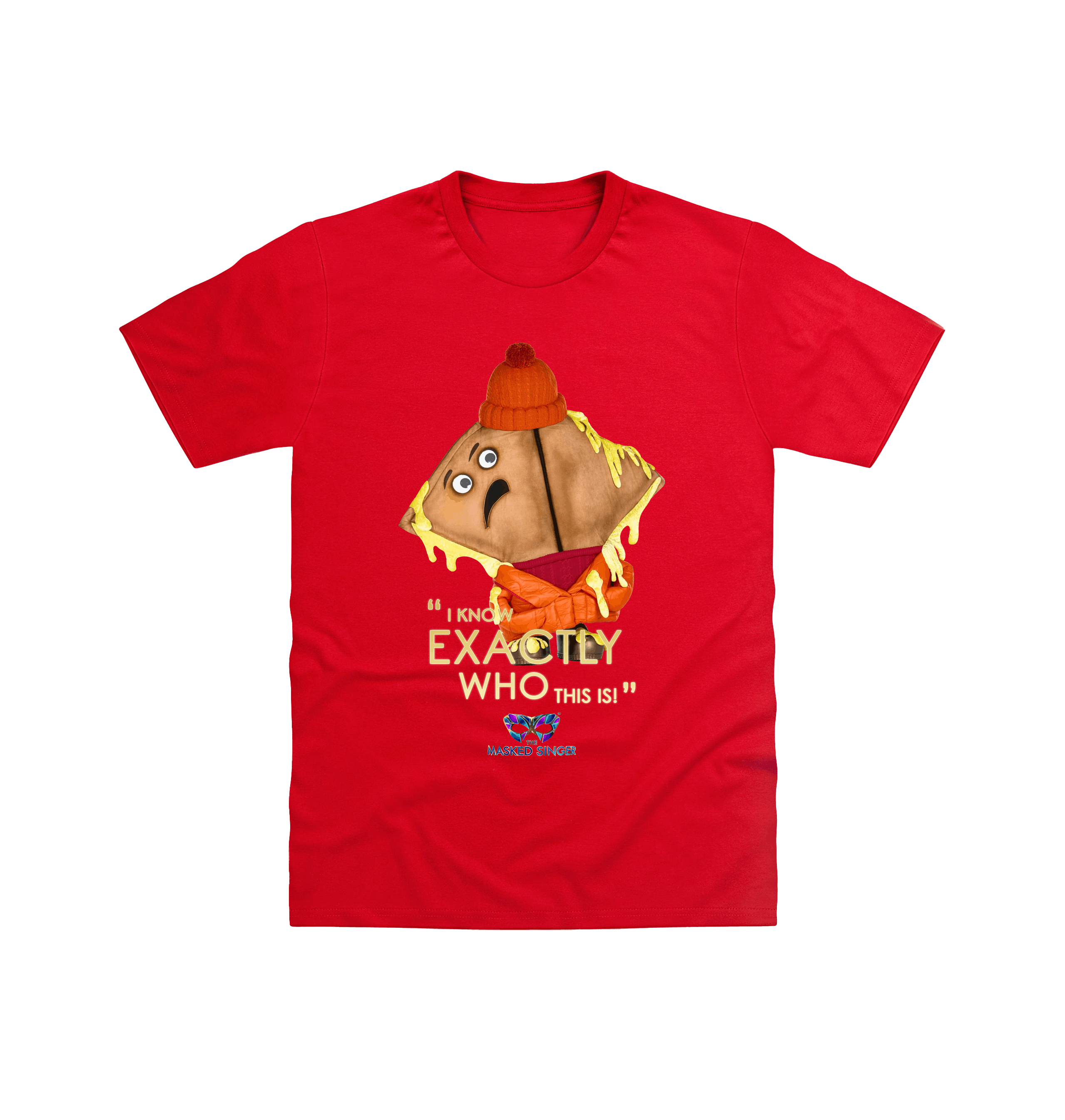 Red Printed T-shirt Front