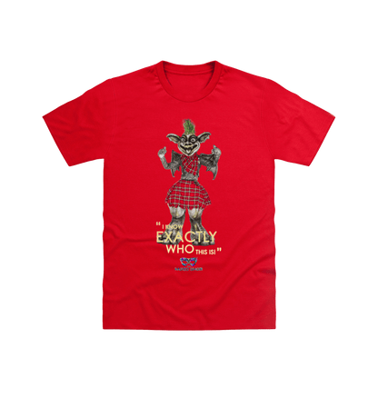 Red Printed T-shirt Front